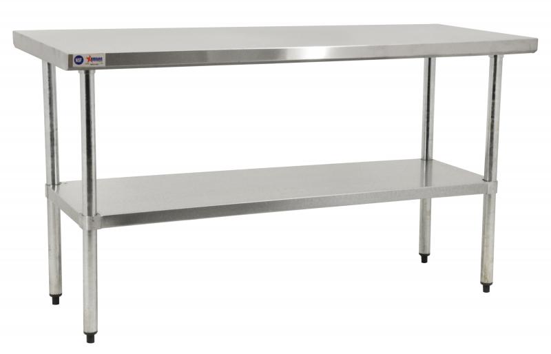 Elite Series 24″ x 48″ Stainless Steel Worktable