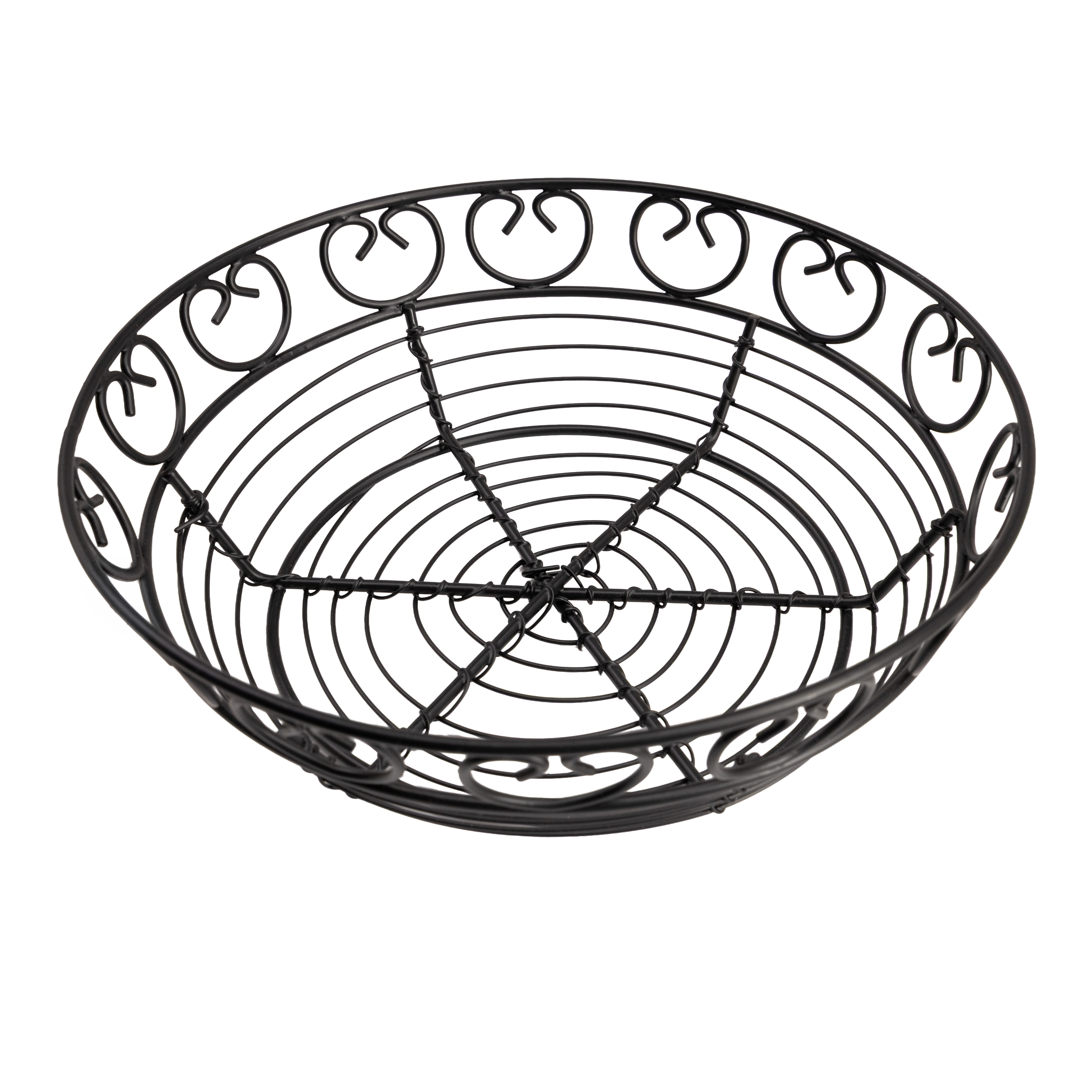 8" x  3" Round Wire Serving Basket