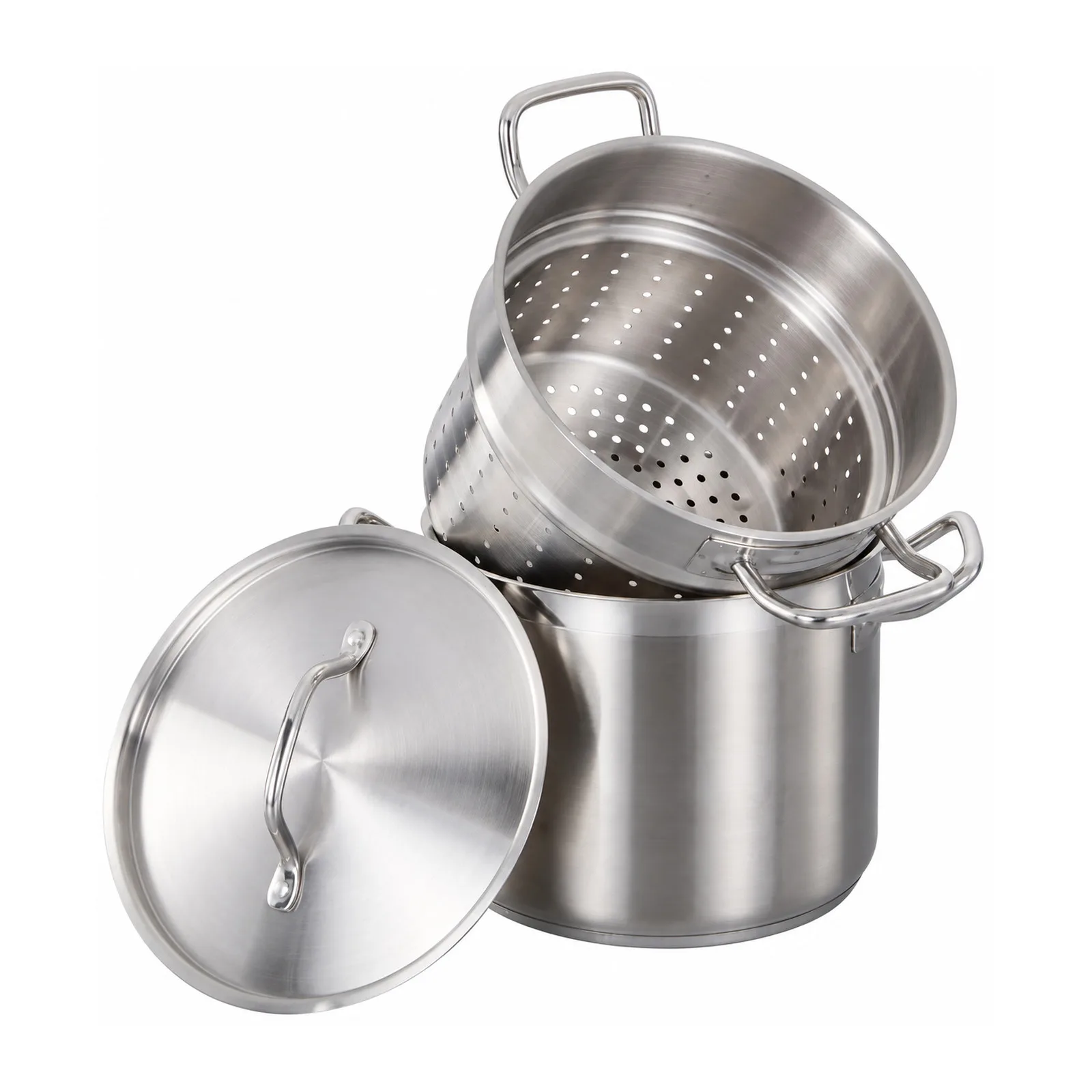8 qt Stainless Steel Steamer / Pasta Cooker