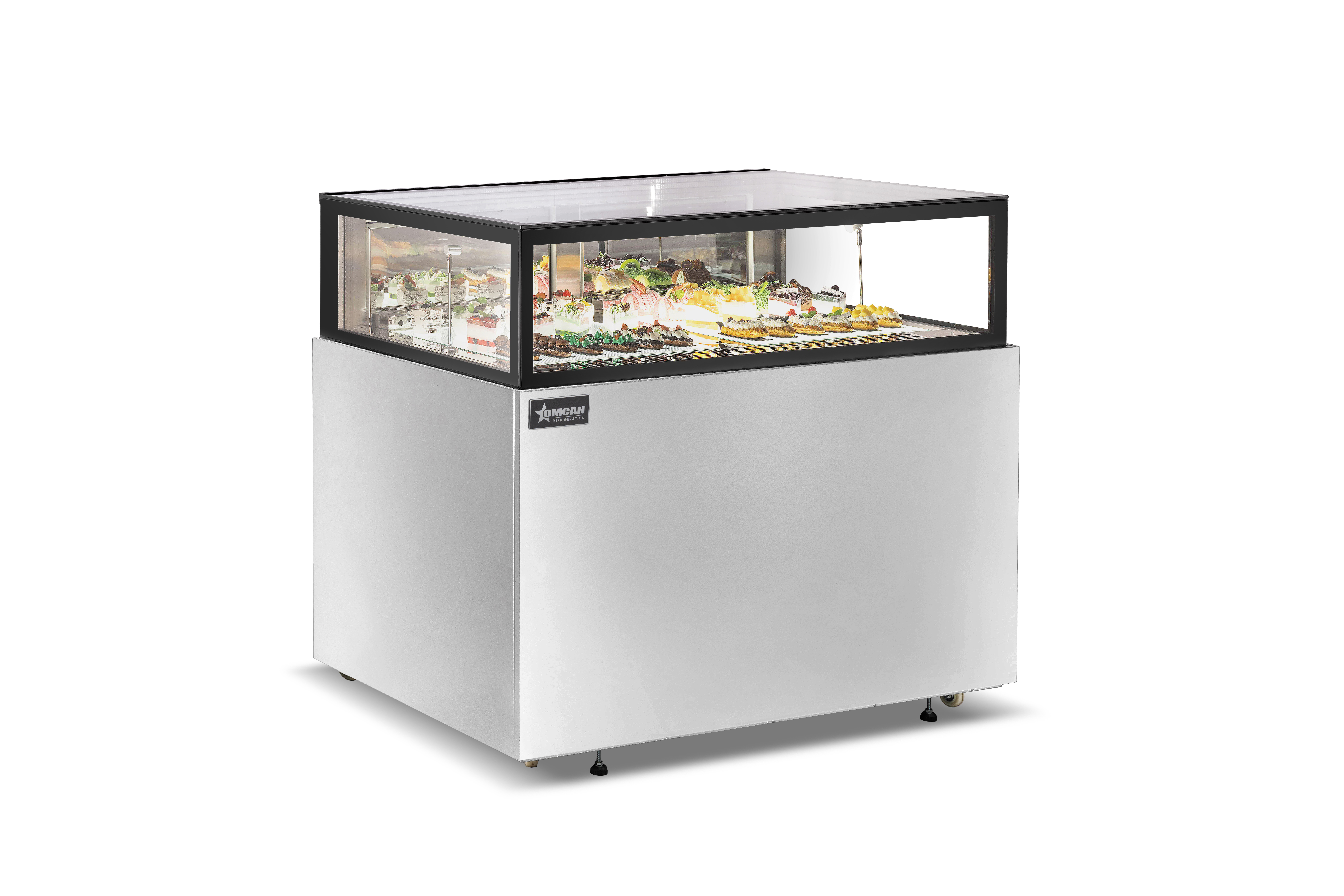 48” x 32” Flat Top Refrigerated Showcase, 13.2 cu.ft. (373 L), Stainless Steel