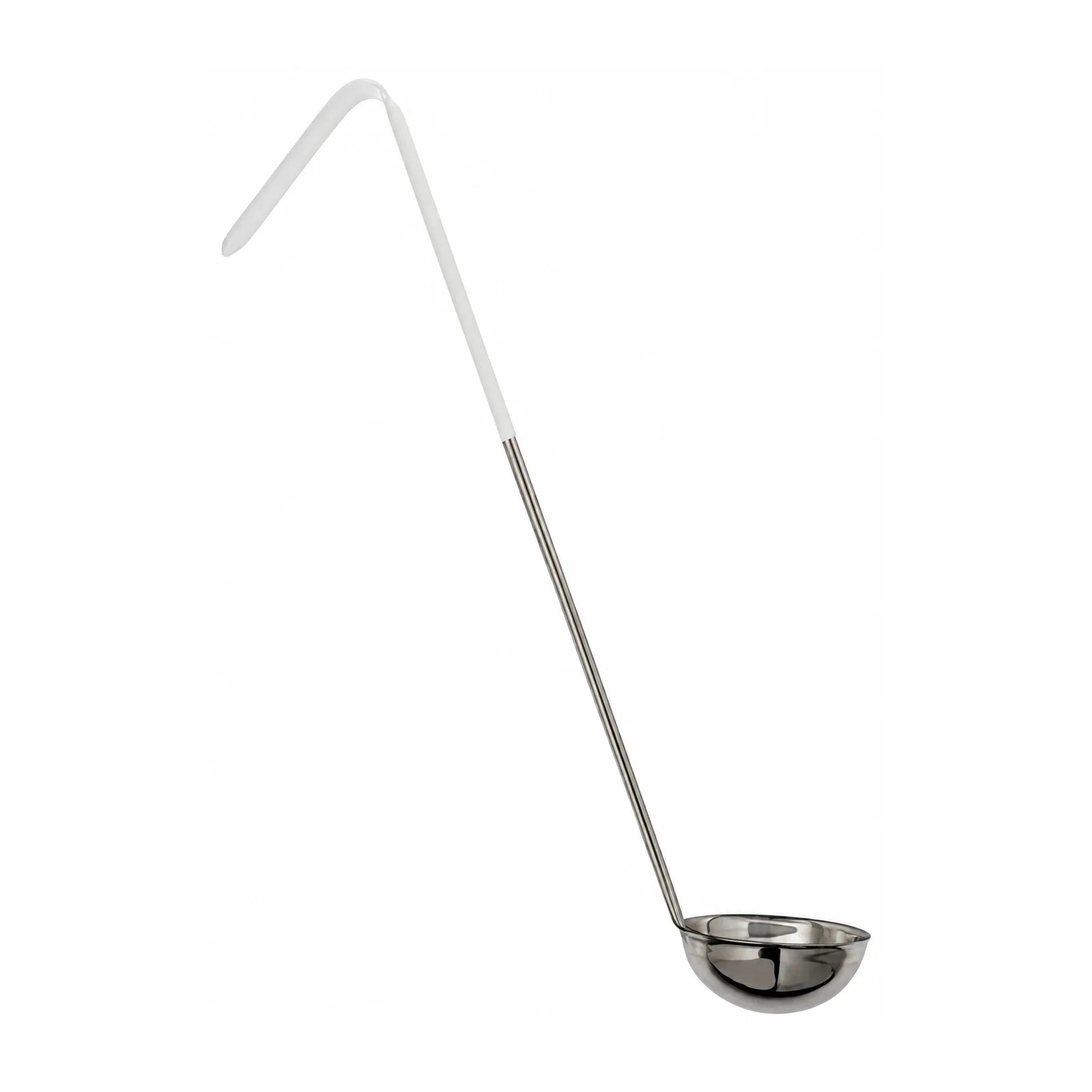 3 oz One-Piece Stainless Steel Ladle with Ivory Handle