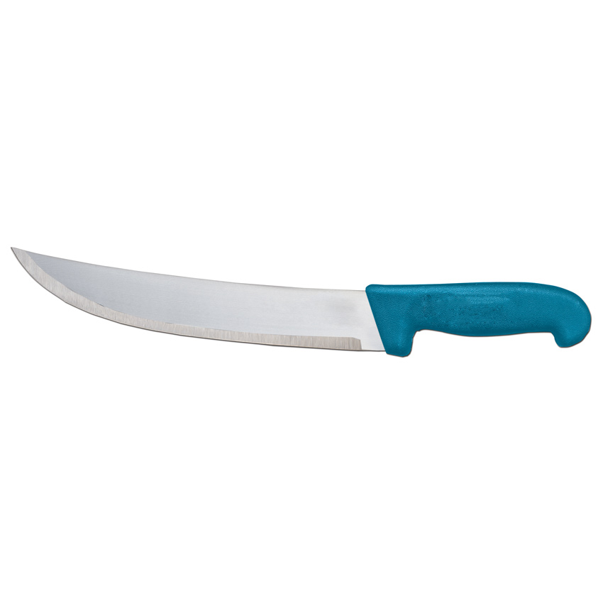 10-inch Steak Knife with Blue Polypropylene Handle