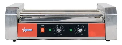 18 Hot Dog Roller Grill with 7 Rollers – 120 V, 910 W