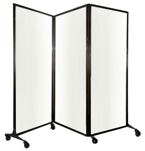 Quick-Wall (Folding) Portable Partition W 8″ 4″ X H 6″™8″ White Polycarbonate