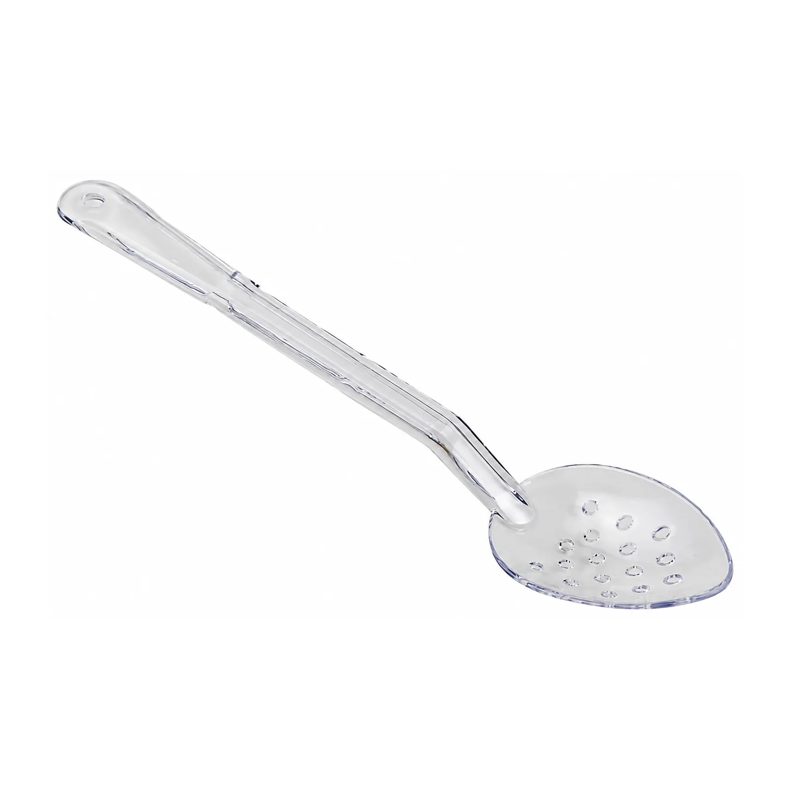 13″ Clear Polycarbonate Perforated Serving Spoon