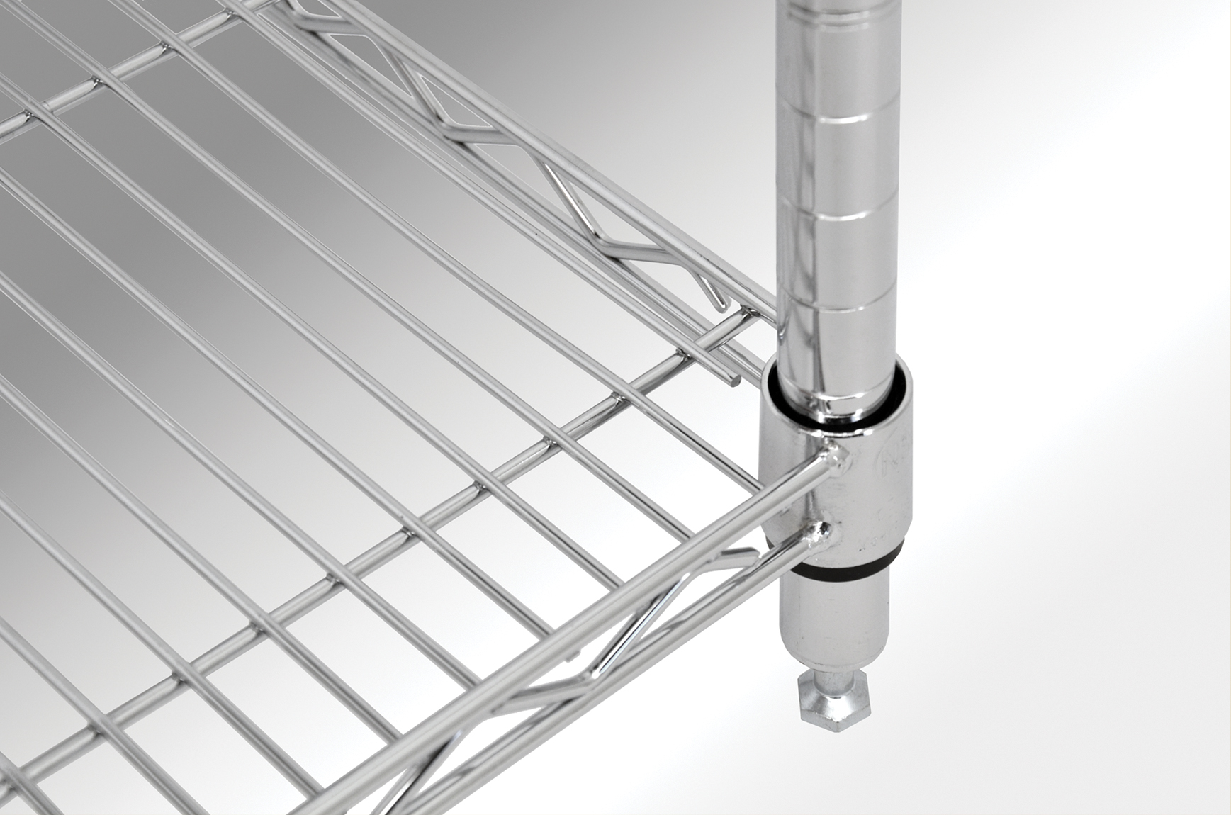 Chrome Post, Leveler, ABS Sleeves, S-Clips