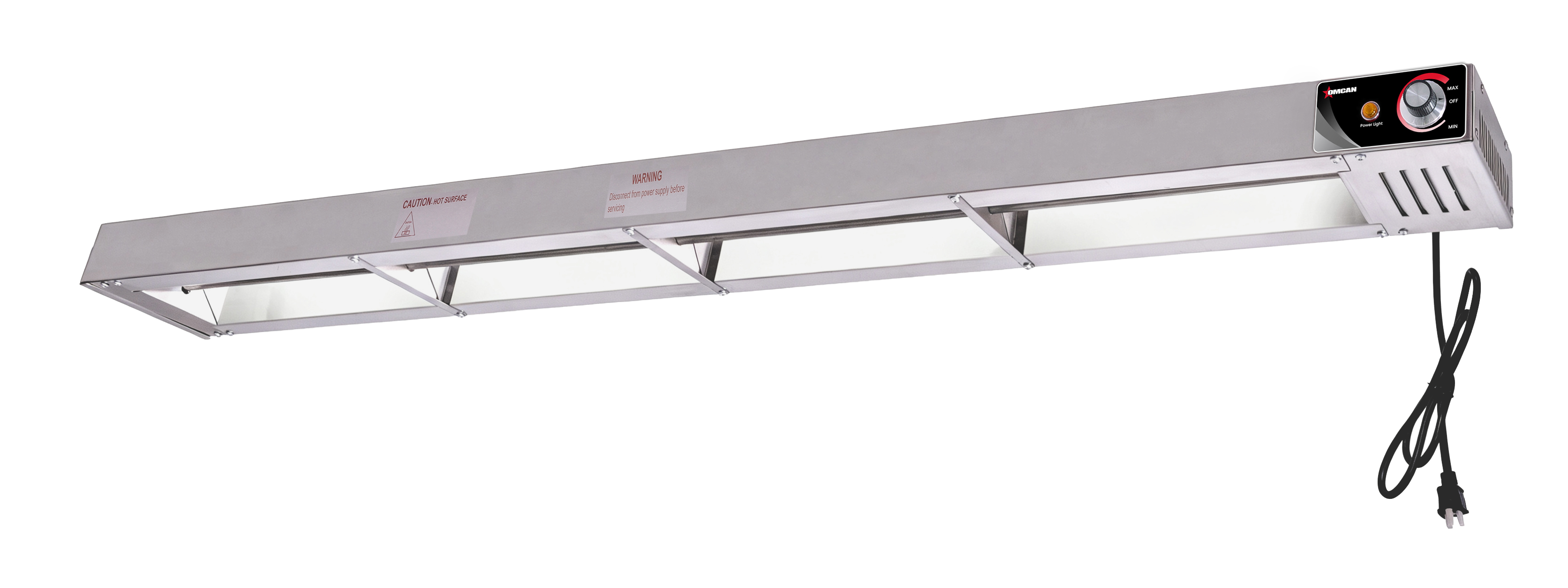 60" Stainless Steel Overhead Strip Warmer
