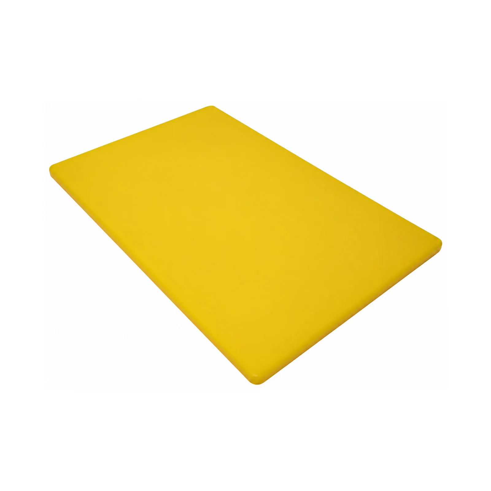 12″ x 18″ x 1/2″ Polyethylene Yellow Rigid Cutting Board