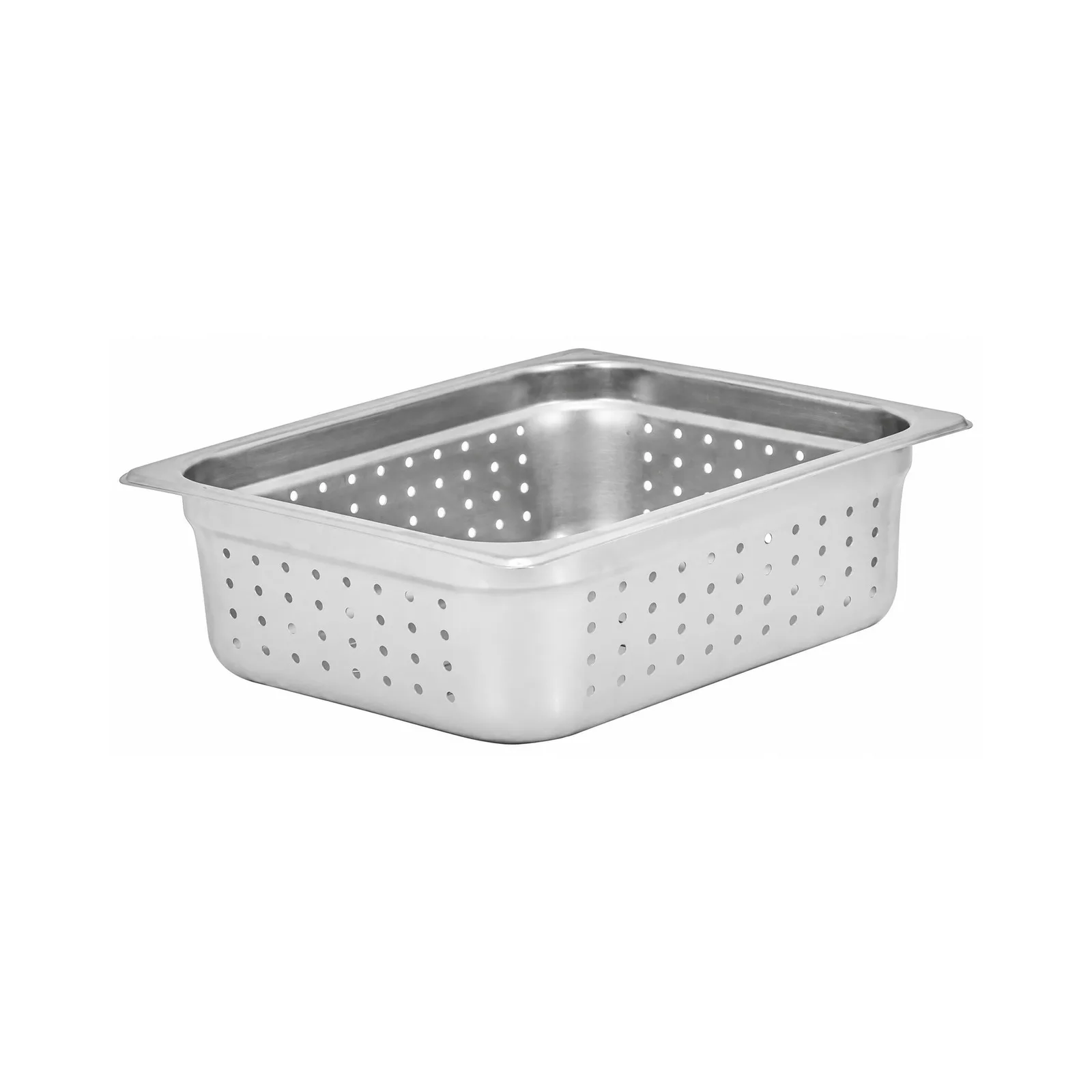 GN 1/2 Half-Size, 25-gauge Stainless Steel Perforated Steam Table Pan – 4″ Deep