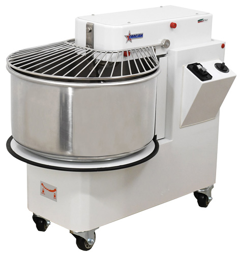 Heavy-duty Spiral Dough Mixer with Raising Head and Removable Bowl (47063)