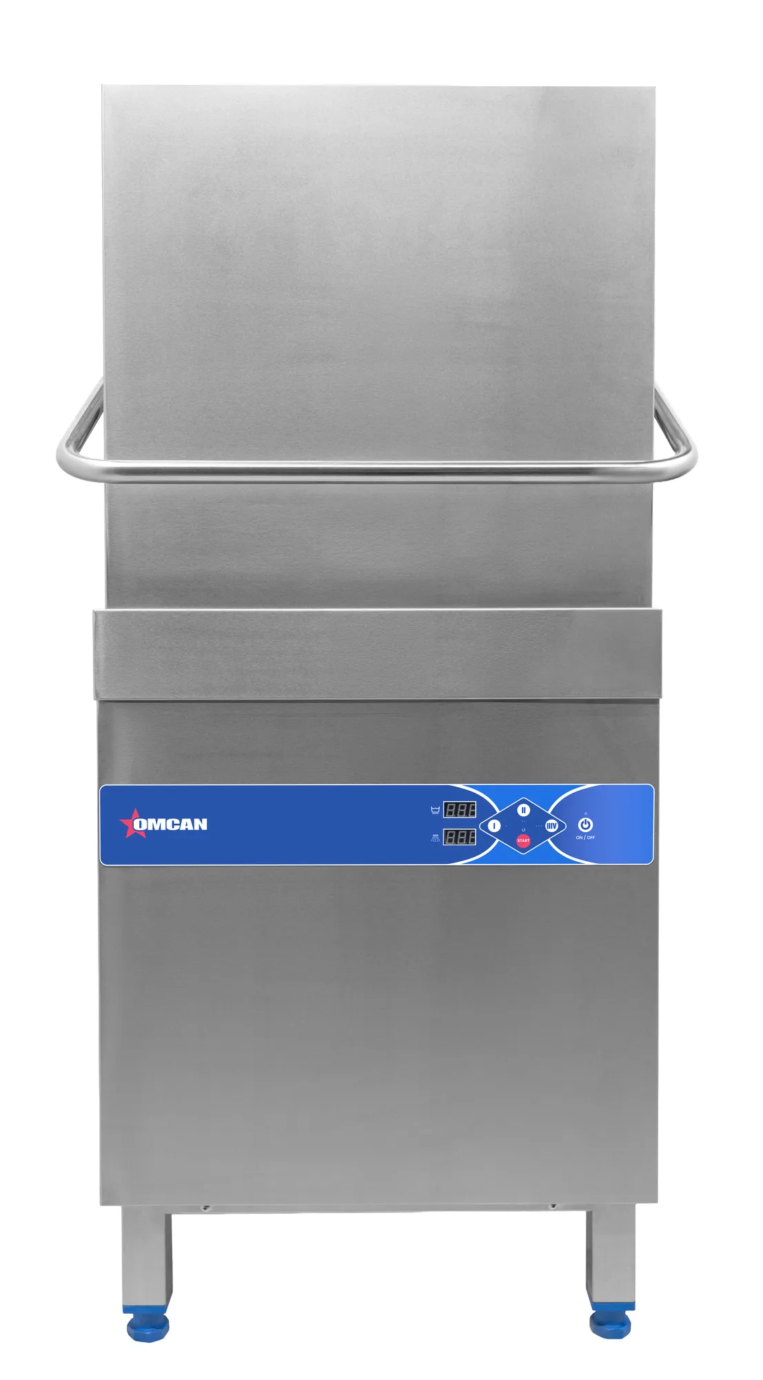 Omcan Essential Series Upright High Temperature Dishwasher with Digital Control