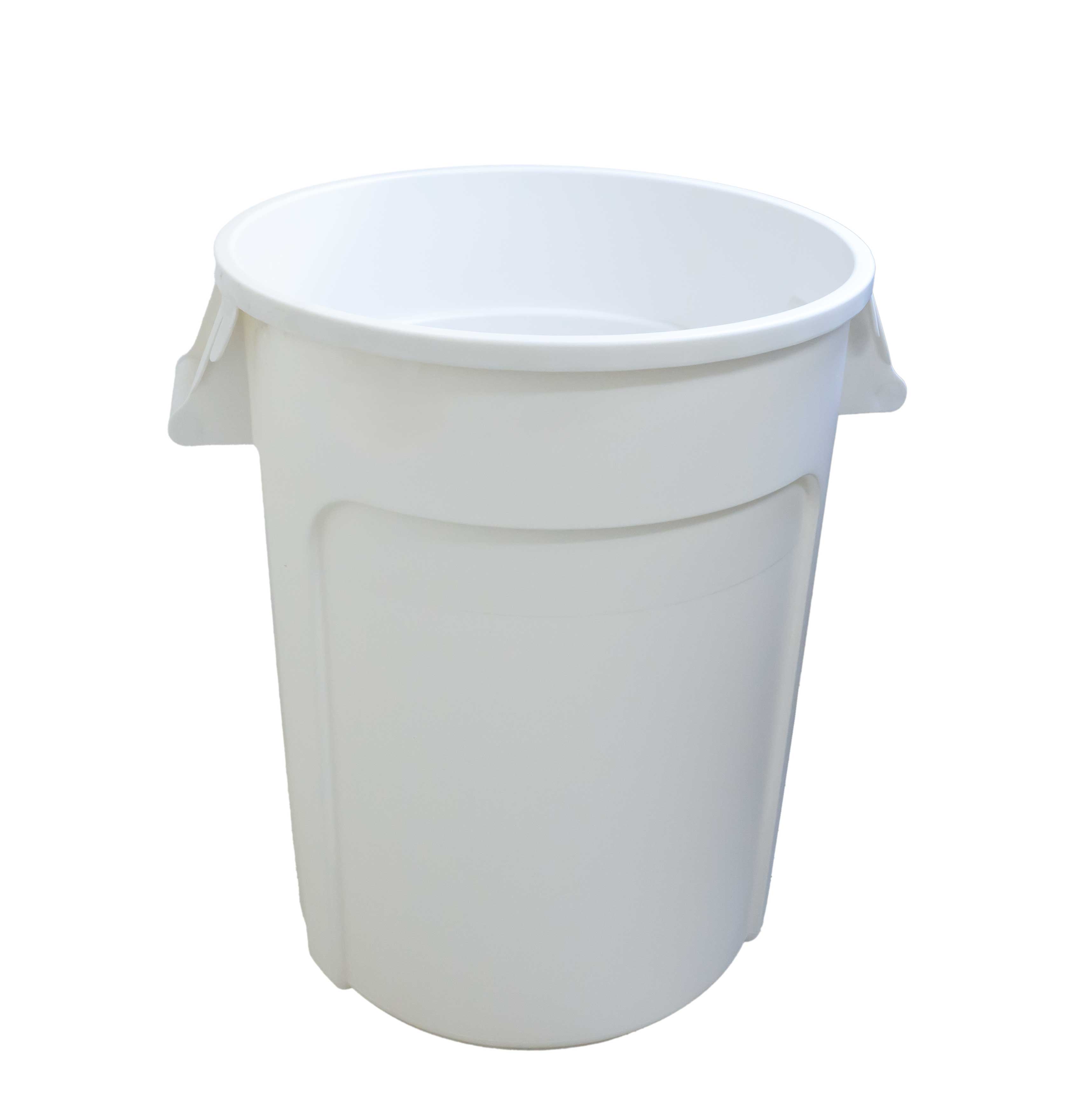 32-Gallon Polyethylene White Food Storage Container