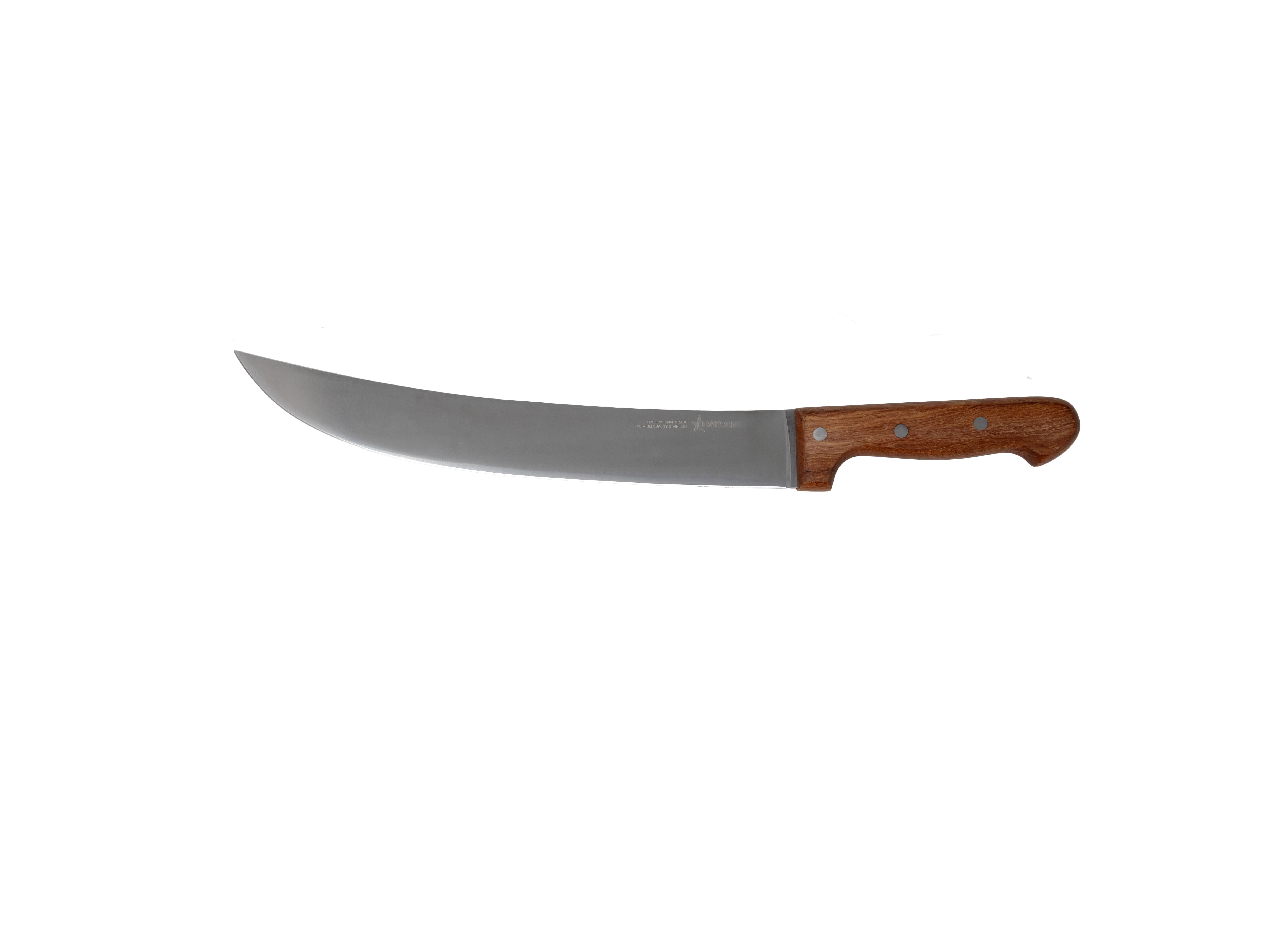 10″ Curved Steak Knife (Wood Handle)