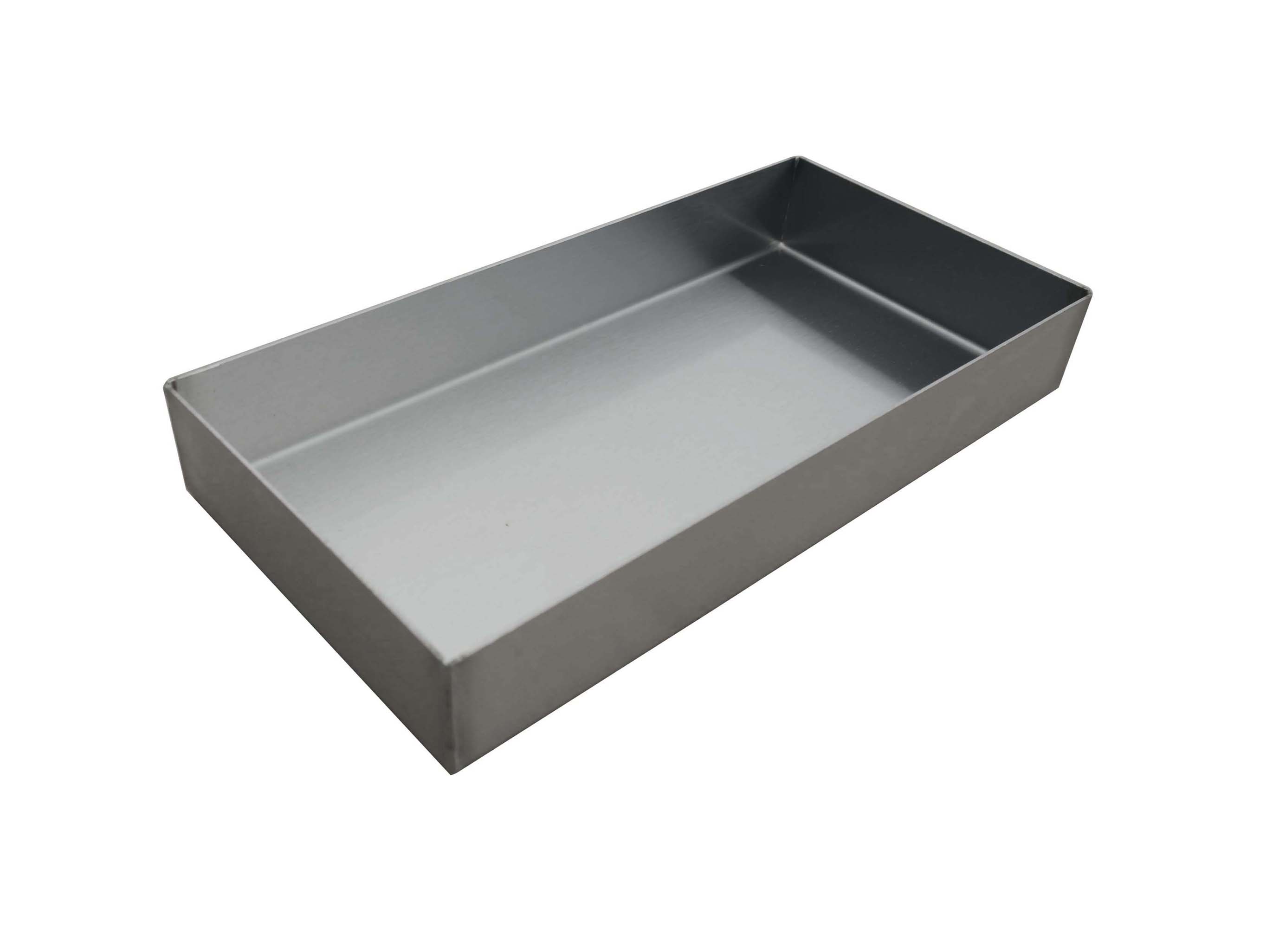 10″ x 12″ x 1″ Stainless Steel Tapered Pan