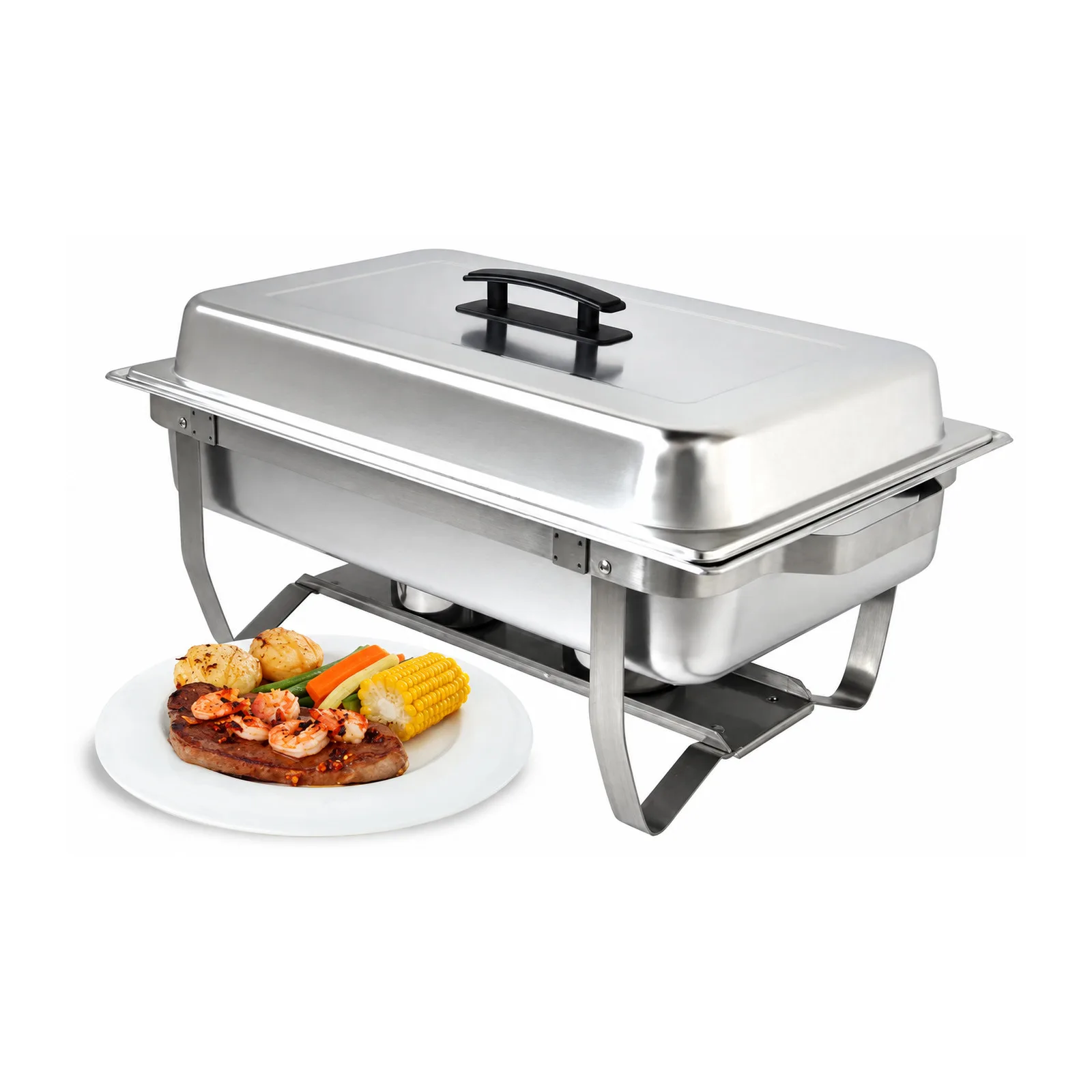 8.5 L / 9 qt Chafing Dish with Foldable Legs
