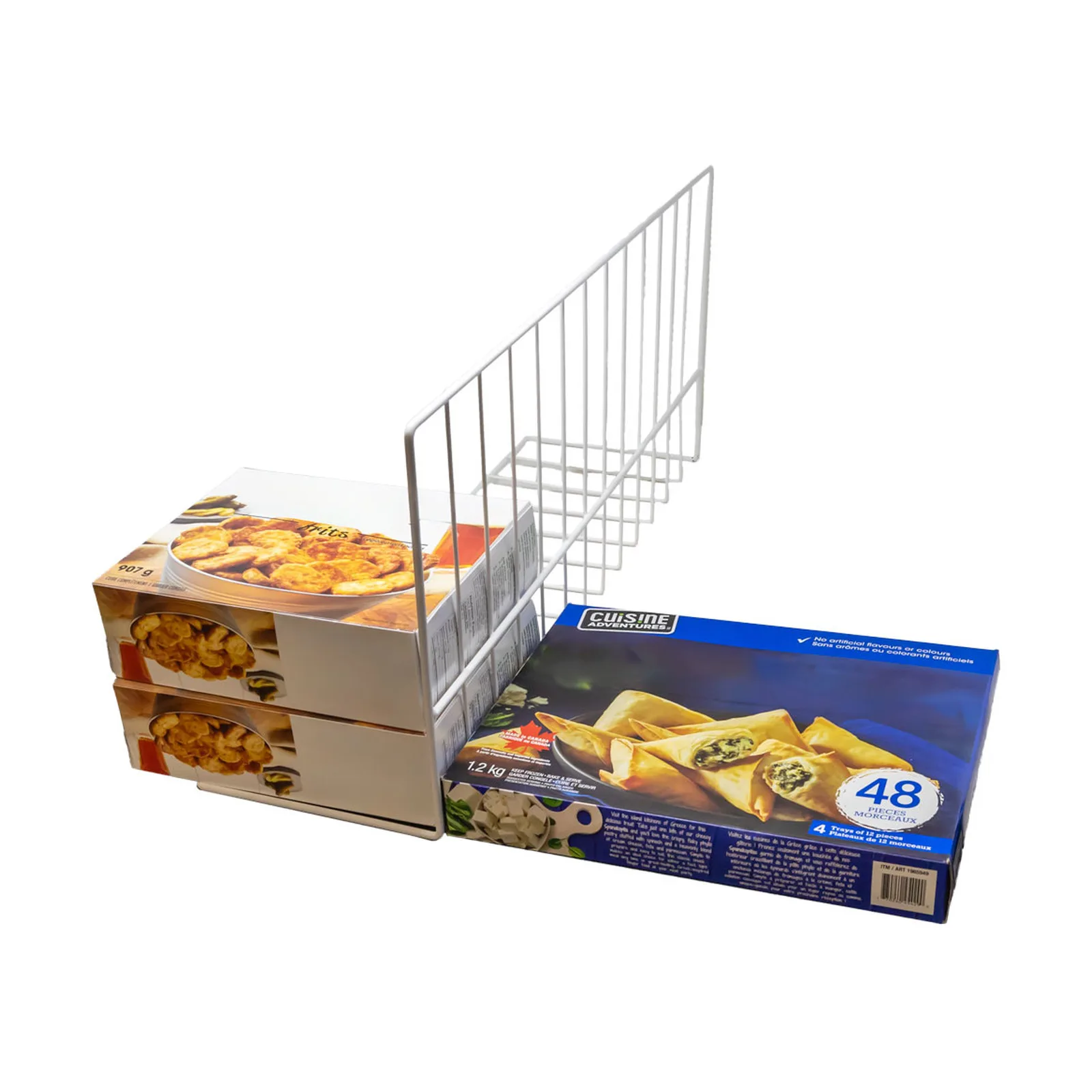 27″ x 12″ x 8″ White Wire Freezer Divider