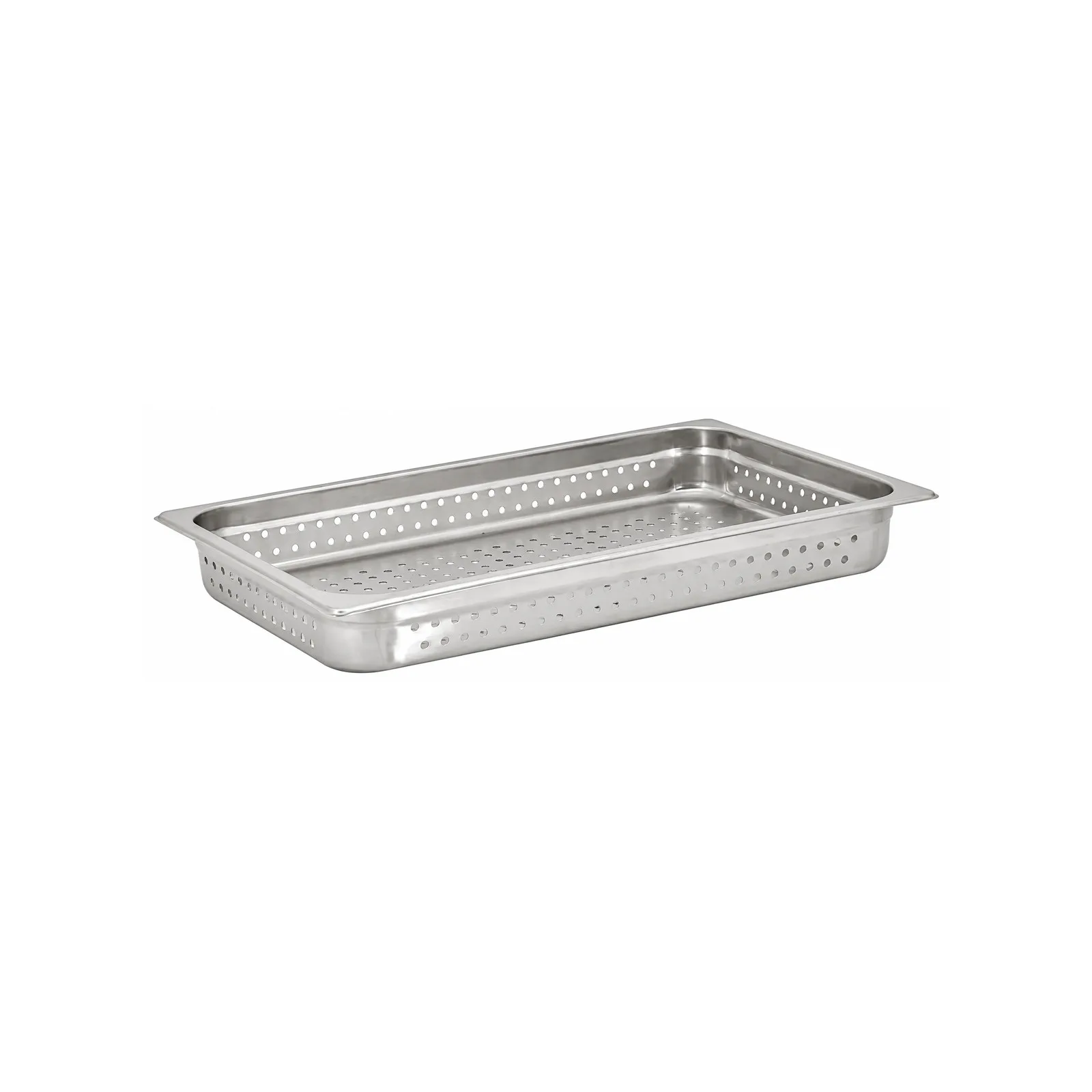 GN 1/1 Full-Size, 25-gauge Stainless Steel Perforated Steam Table Pan – 2.5″ Deep