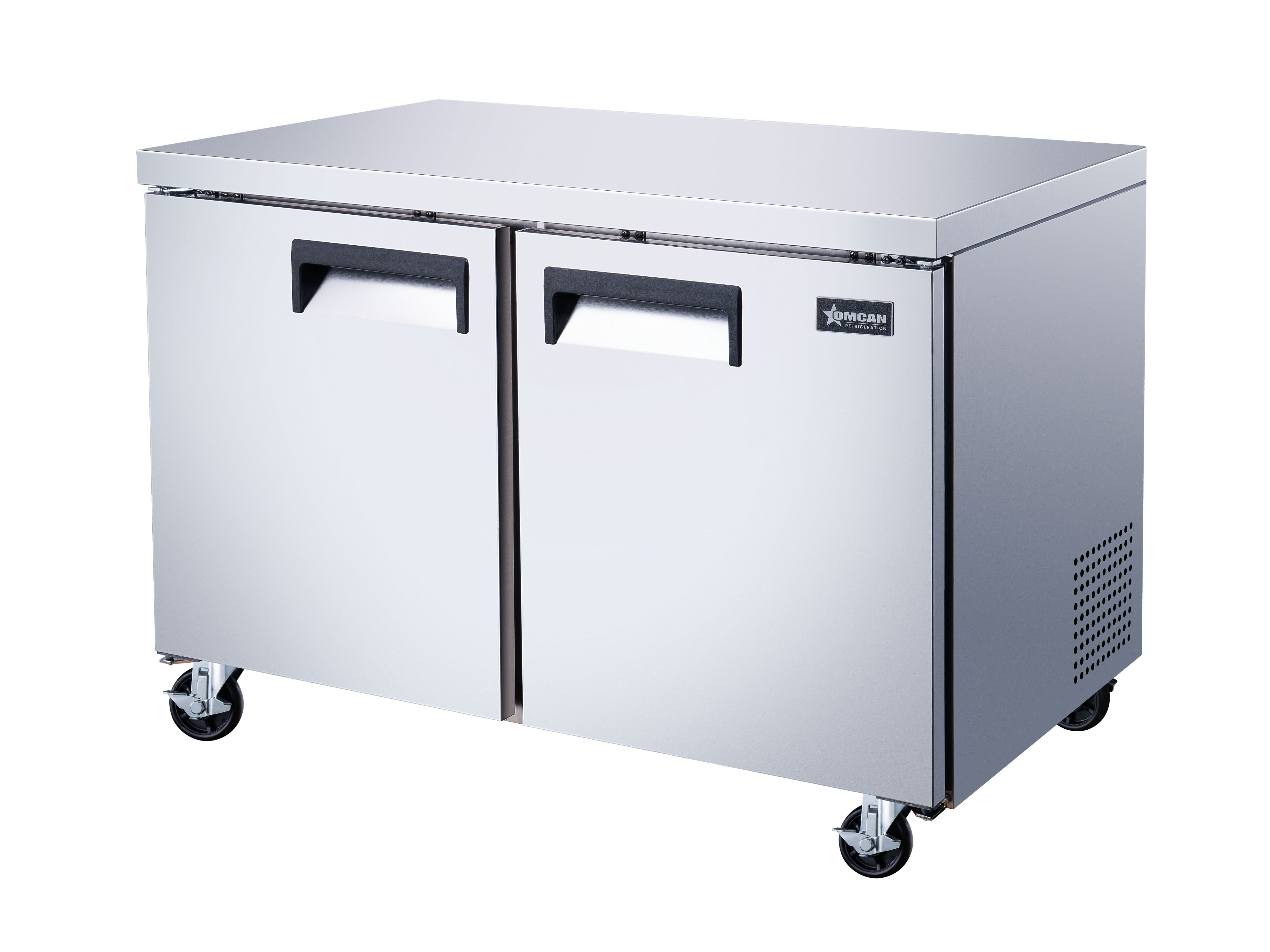 47″ Two (2) Door Undercounter Refrigerator, 12 cu.ft. (338 L), Stainless Steel