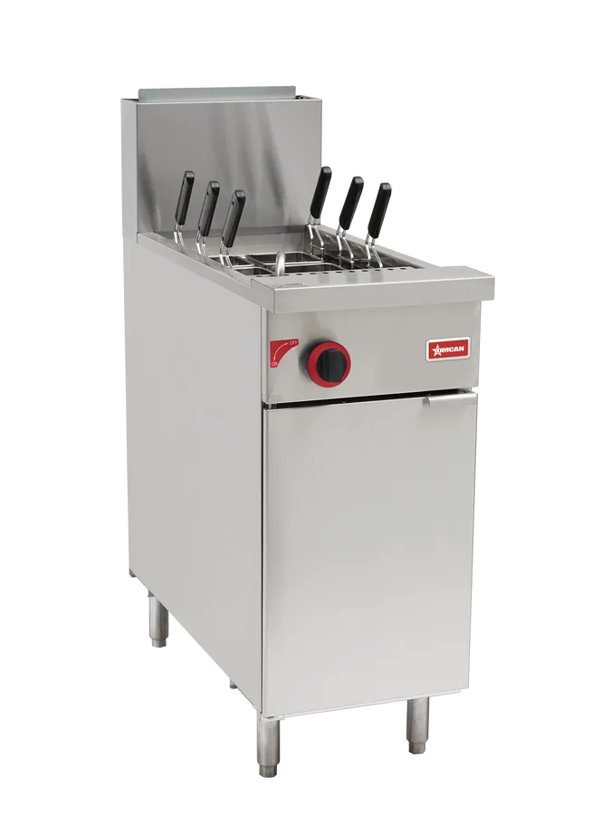 11 Gallon (42 L) Natural Gas Floor Model Pasta Cooker, 70,000 BTU
