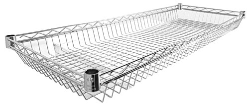 18″ x 48″ Chrome Wire Basket