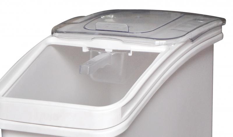 27-Gallon Ingredient Bin with 226 lbs. of sugar and 150 lbs. of flour capacity