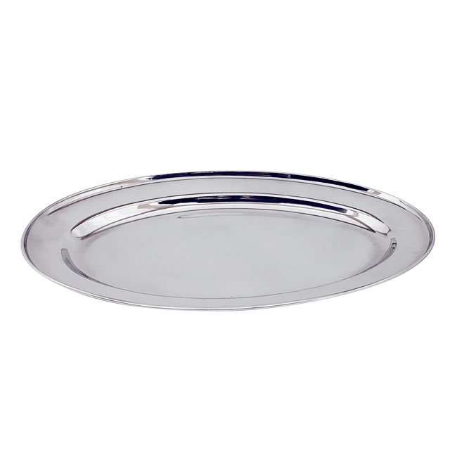 11 3/4″ x 7 7/8″ Stainless Steel Oval Platter