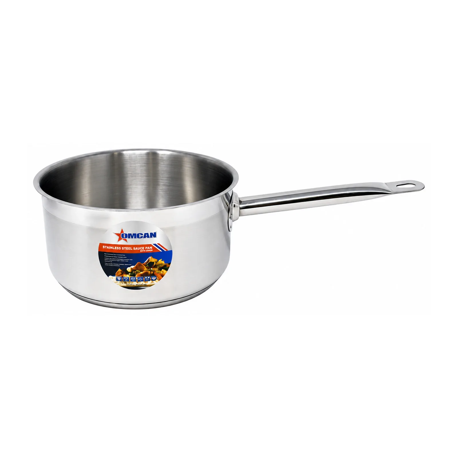 3.5 qt Stainless Steel Sauce Pan with Lid and Handle