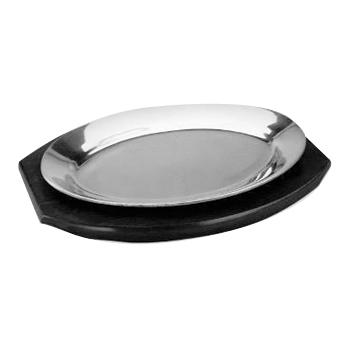 Black Wood Underliner for 10″ Aluminum Sizzling Platter