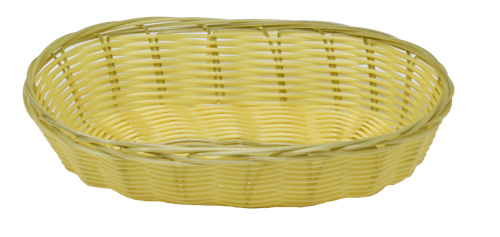 Long Oval Natural Woven Basket 9″ x 4.25″ x 2″