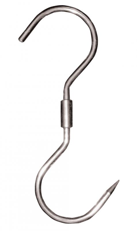 9 1/2″ x 7/16″ Stainless Steel “S” Swivel Hook