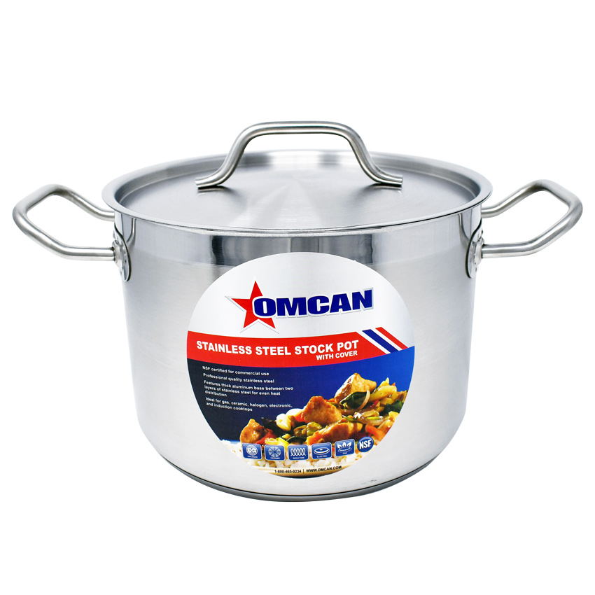 8 QT Stainless Steel Stock Pot with Cover