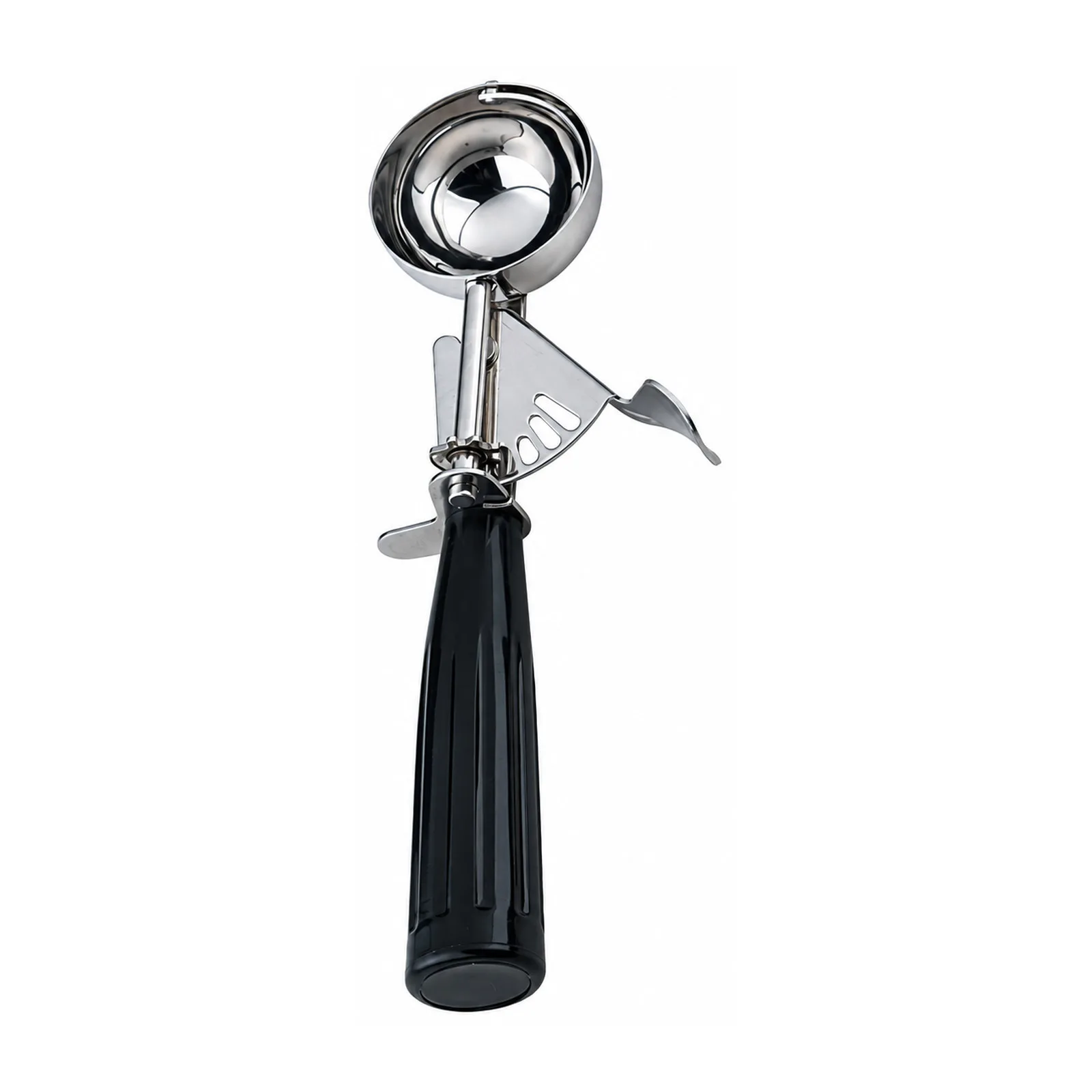 1 1/4 oz Ice Cream Disher with Black Plastic Handle (Size 30)