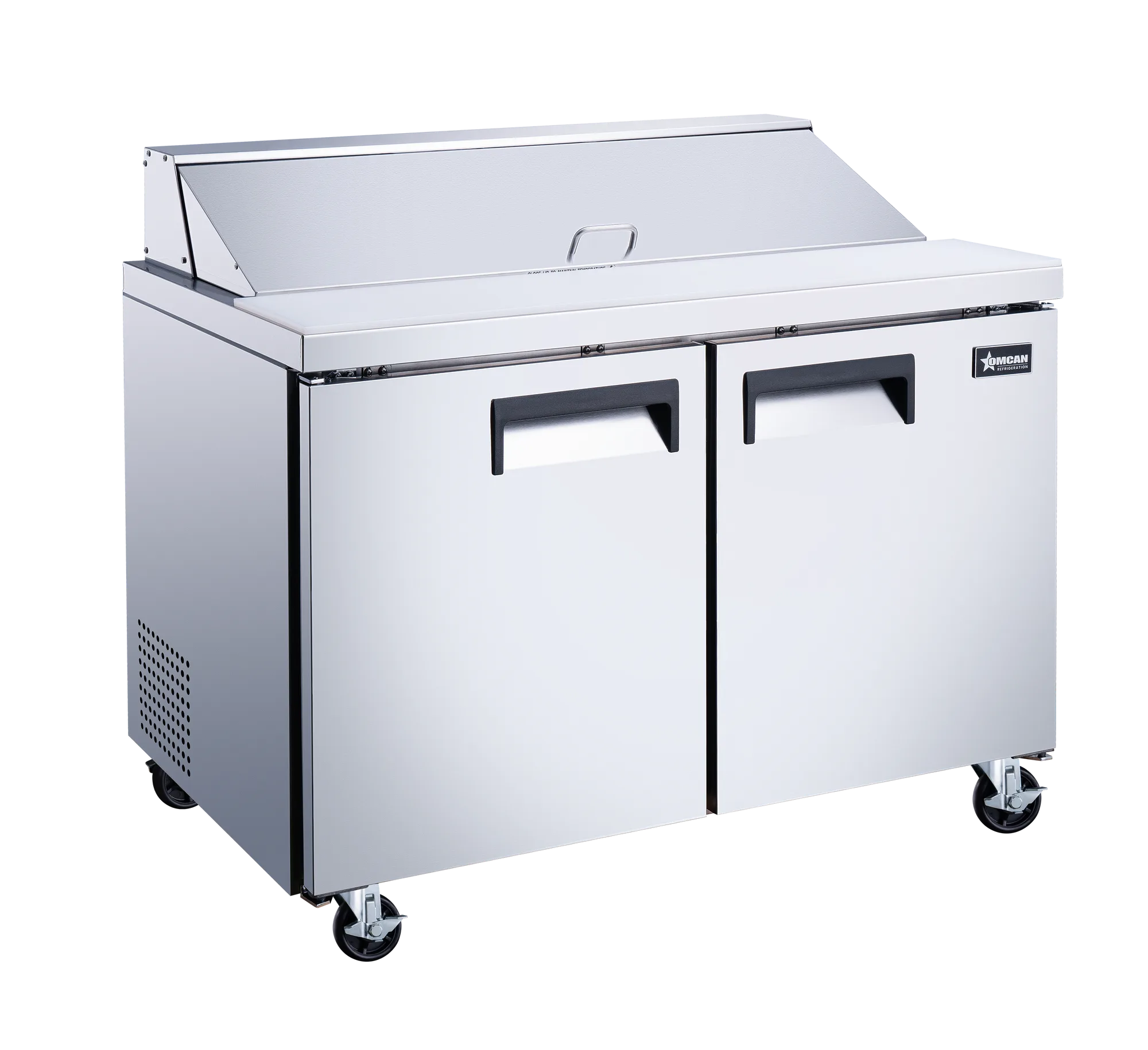 47″ Two (2) Door Refrigerated Prep Table, 9.5 cu. ft. (270 L), Stainless Steel