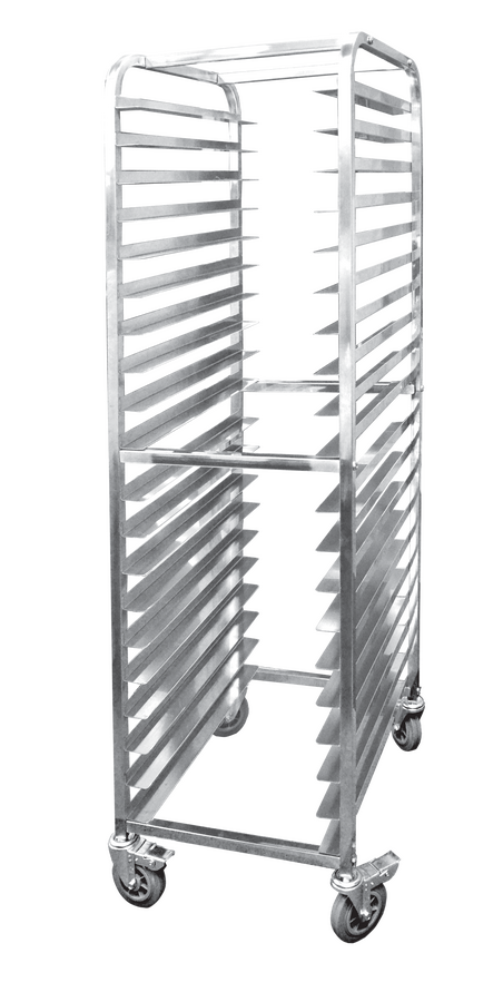 Stainless Steel Curved Top Bun Pan Rack with 20 slides and 3″ spacing