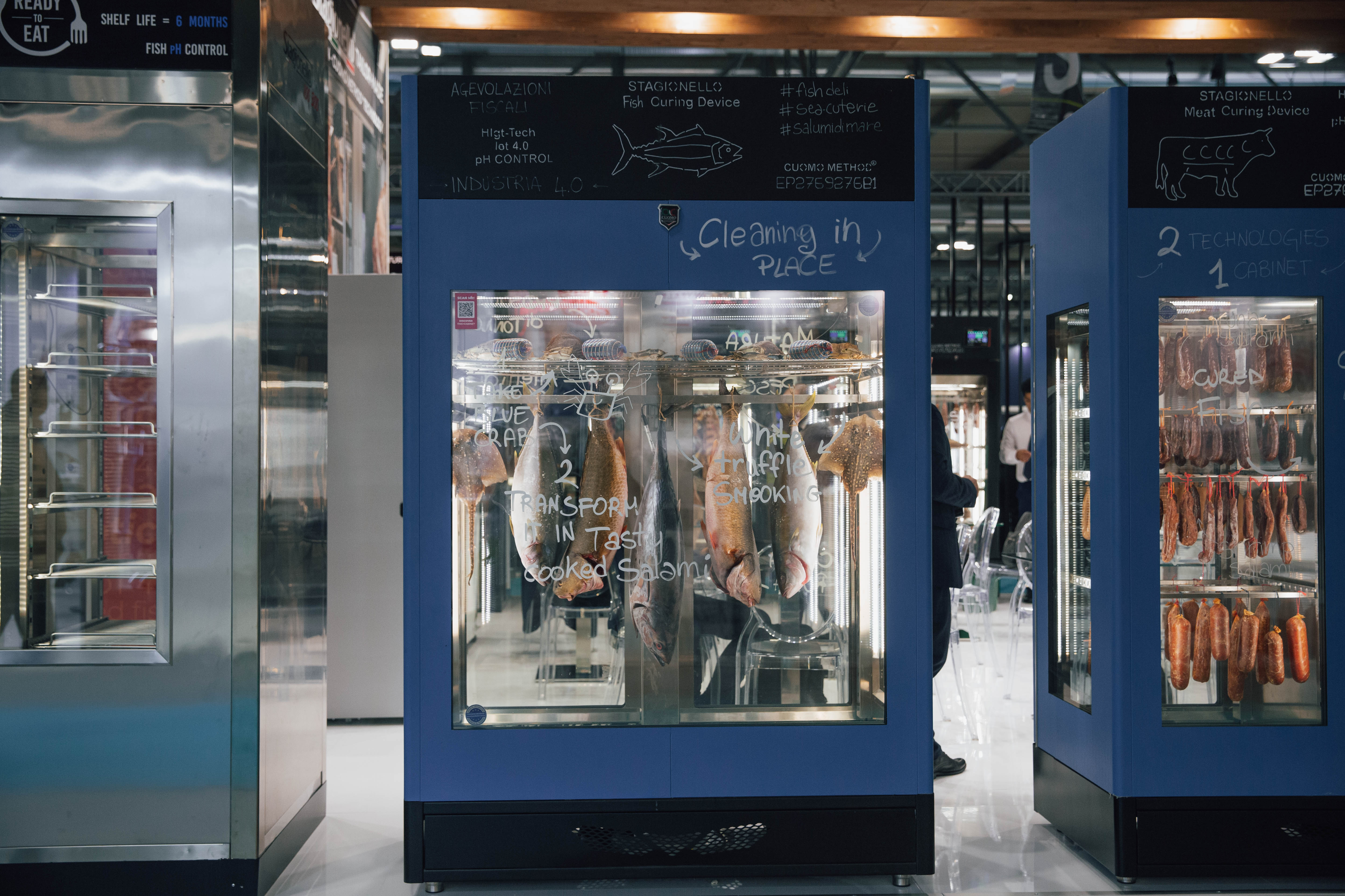 Stagionello Pesciugatore® 330 lb (150 kg) Fish Curing Cabinet 4.0 with ClimaTouch® and Fumotic®