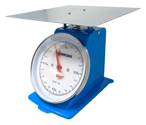 Dial Spring Scale 1 kg capacity with Stainless Steel Plate