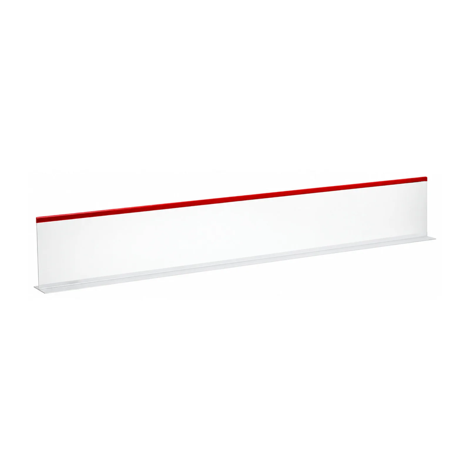 5″ x 30″ Clear Divider with Red Beading