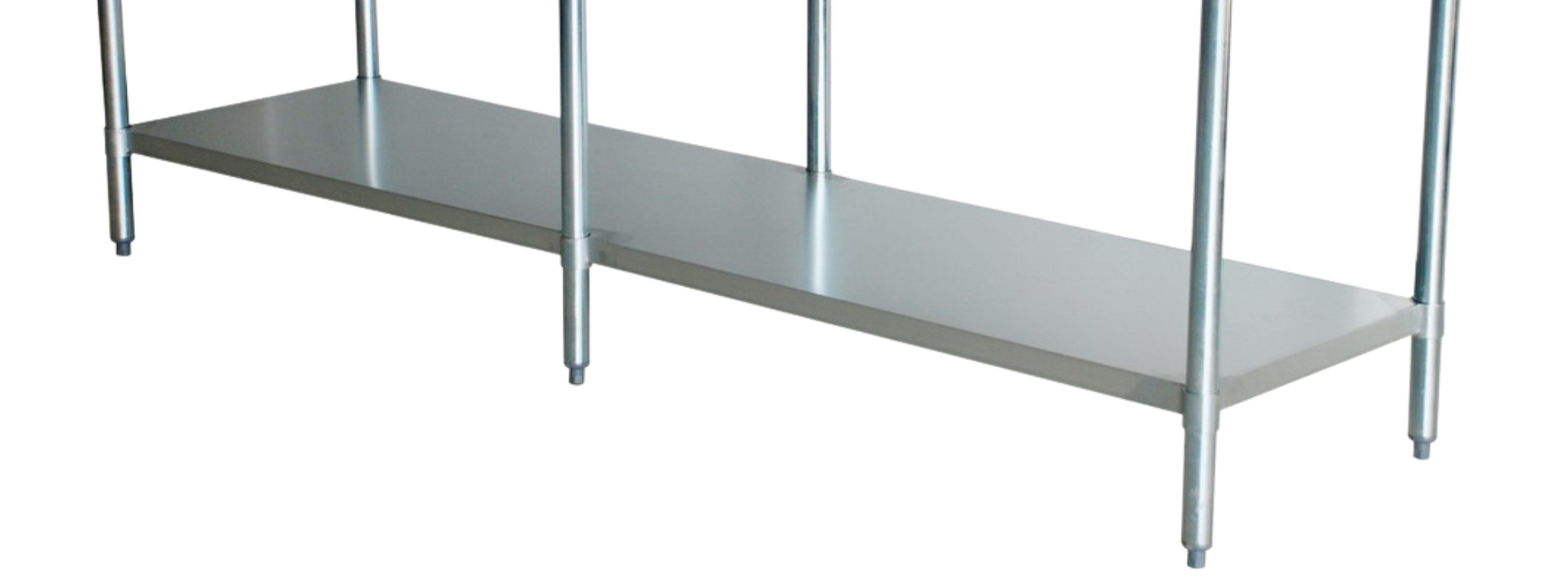 30″ x 96″ Stainless Steel Undershelf for 19147 and 44349 All Stainless Steel Work Table