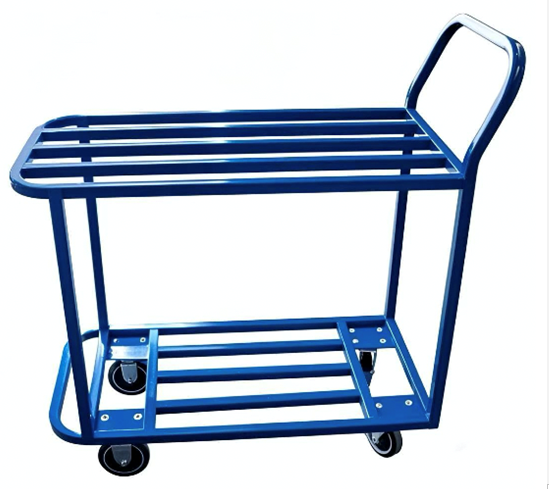 Powder Coated Blue All Welded Stocking Cart