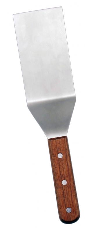 Kitchen Steak/Burger Turner with 5 1/8″ x 2 5/6″ and Wooden Handle