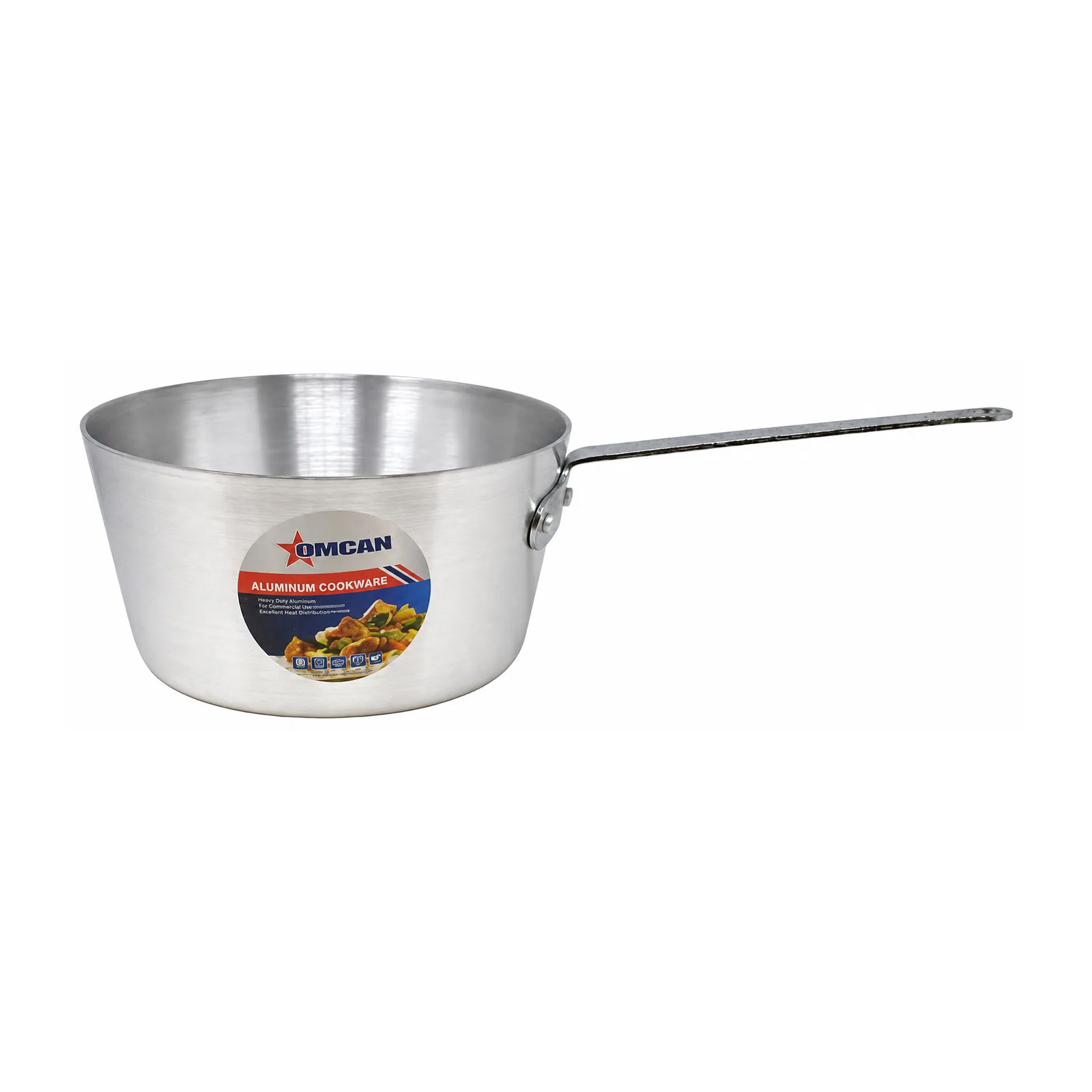 7 qt Aluminum Sauce Pan 3 mm Thick, NSF (with Complimentary Lid – Limited Time Offer)