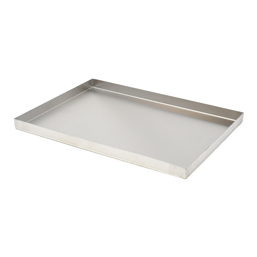 9″ x 12″ x 1″ STAINLESS STEEL PAN WITH DRAIN HOLES