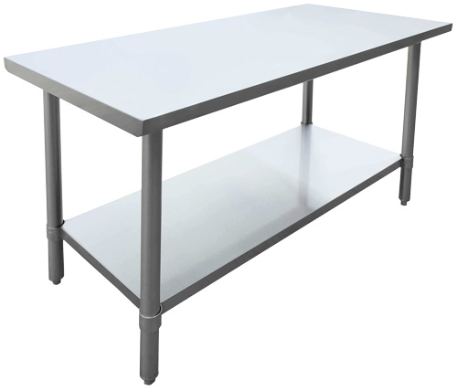 24″ x 48″ All Stainless Steel Worktable