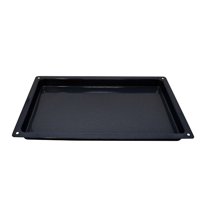 Full Size 21″ x 13″ x 1&1/2″ Granite Enamel Roasting Pan for Combi-Oven