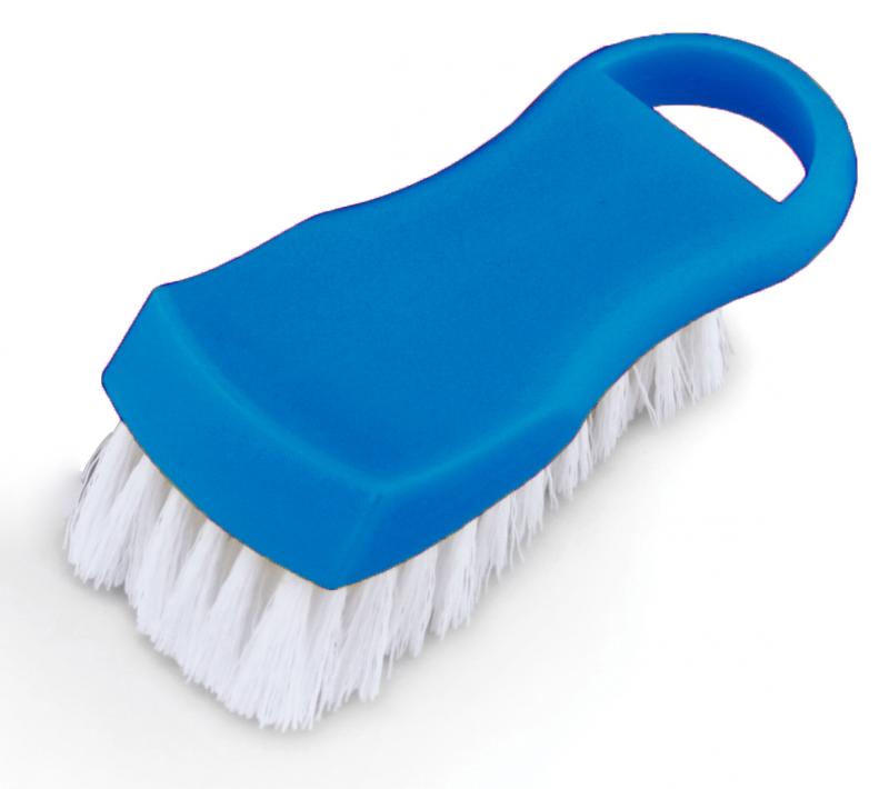 Blue Plastic Cutting Board Brush