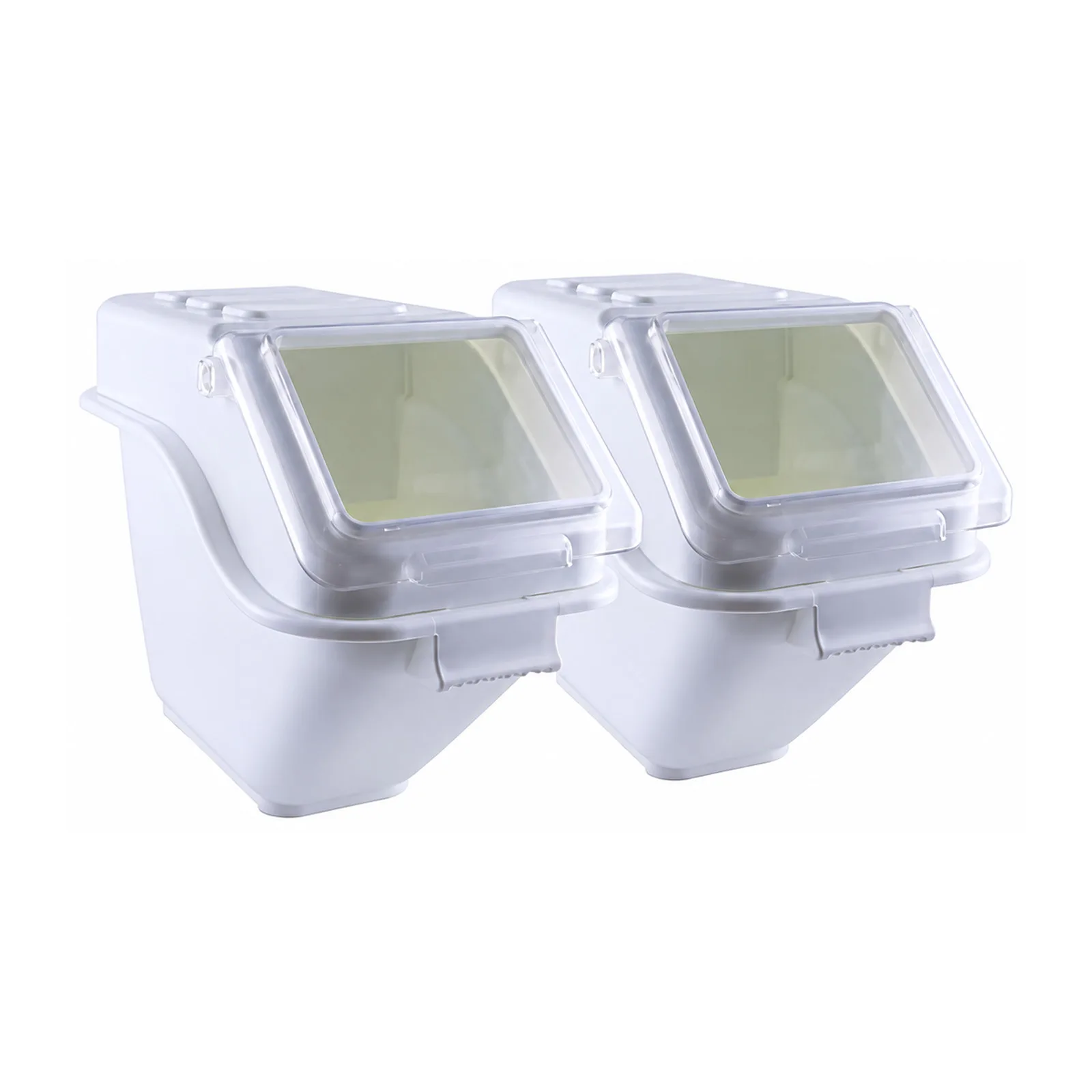 6 Gallon (24 L) Shelf Ingredient Bin with Scoop – Set of 2