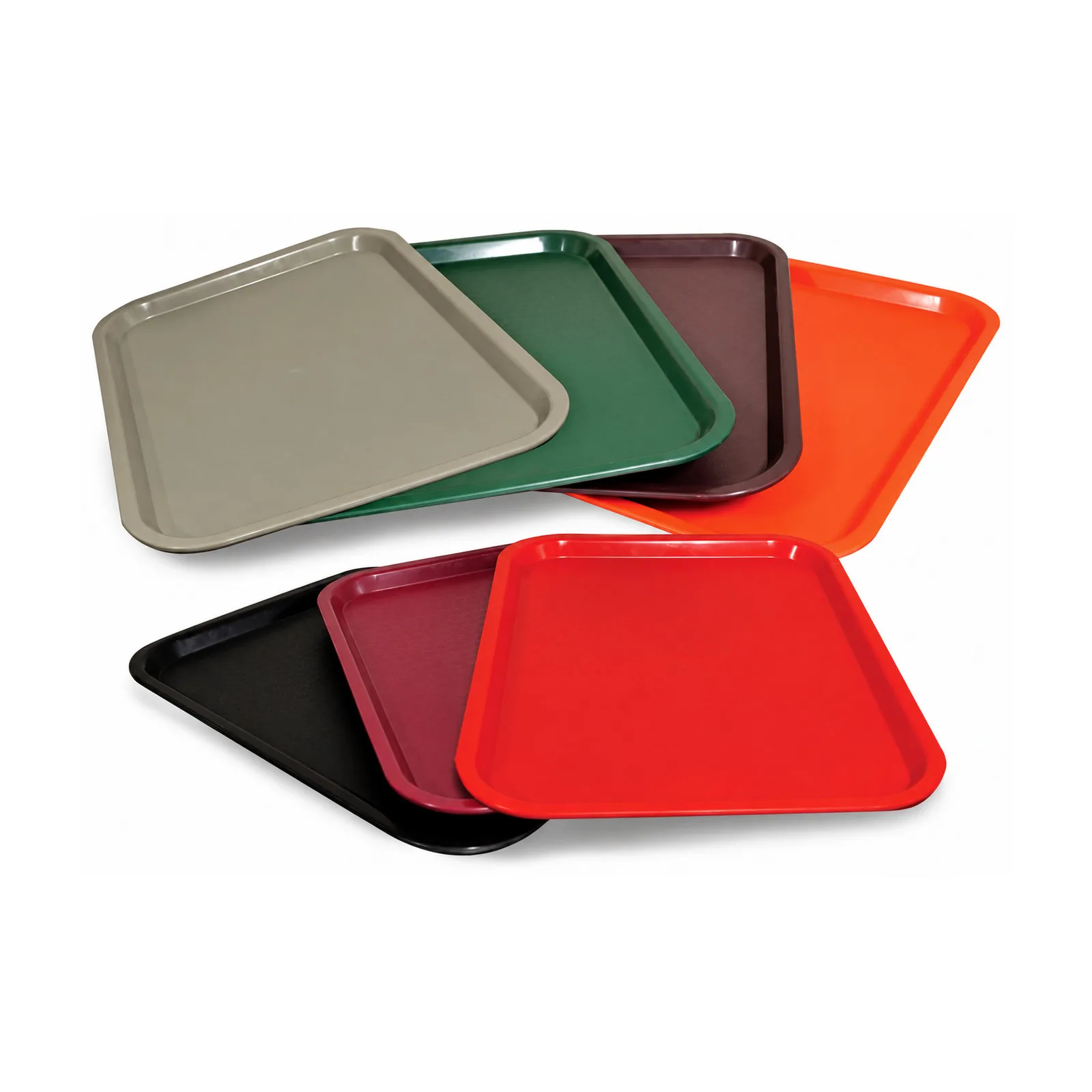 12″ x 16″ Black Fast Food Tray