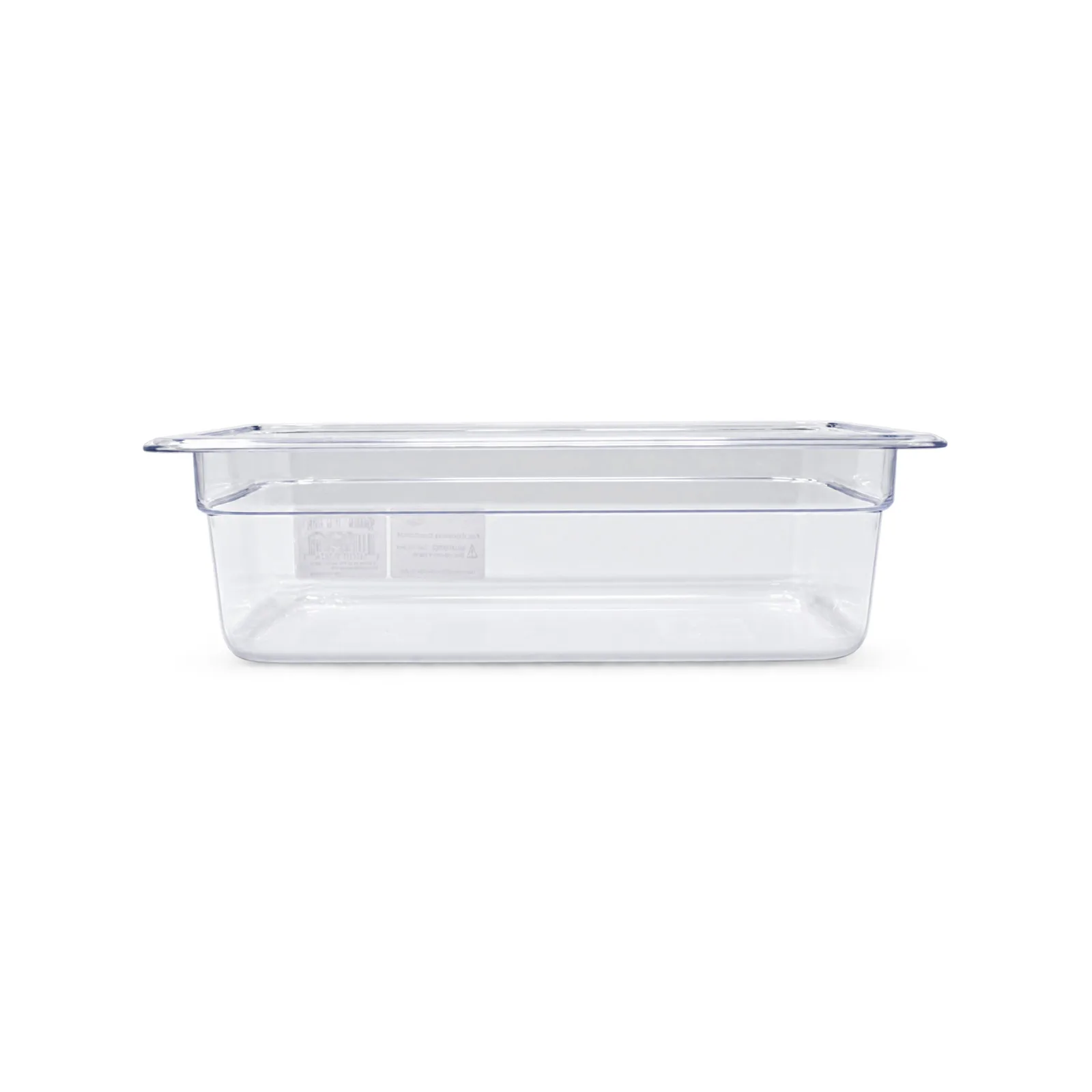 GN 1/3 Third-size Polycarbonate Clear Food Pan, 4″ Deep