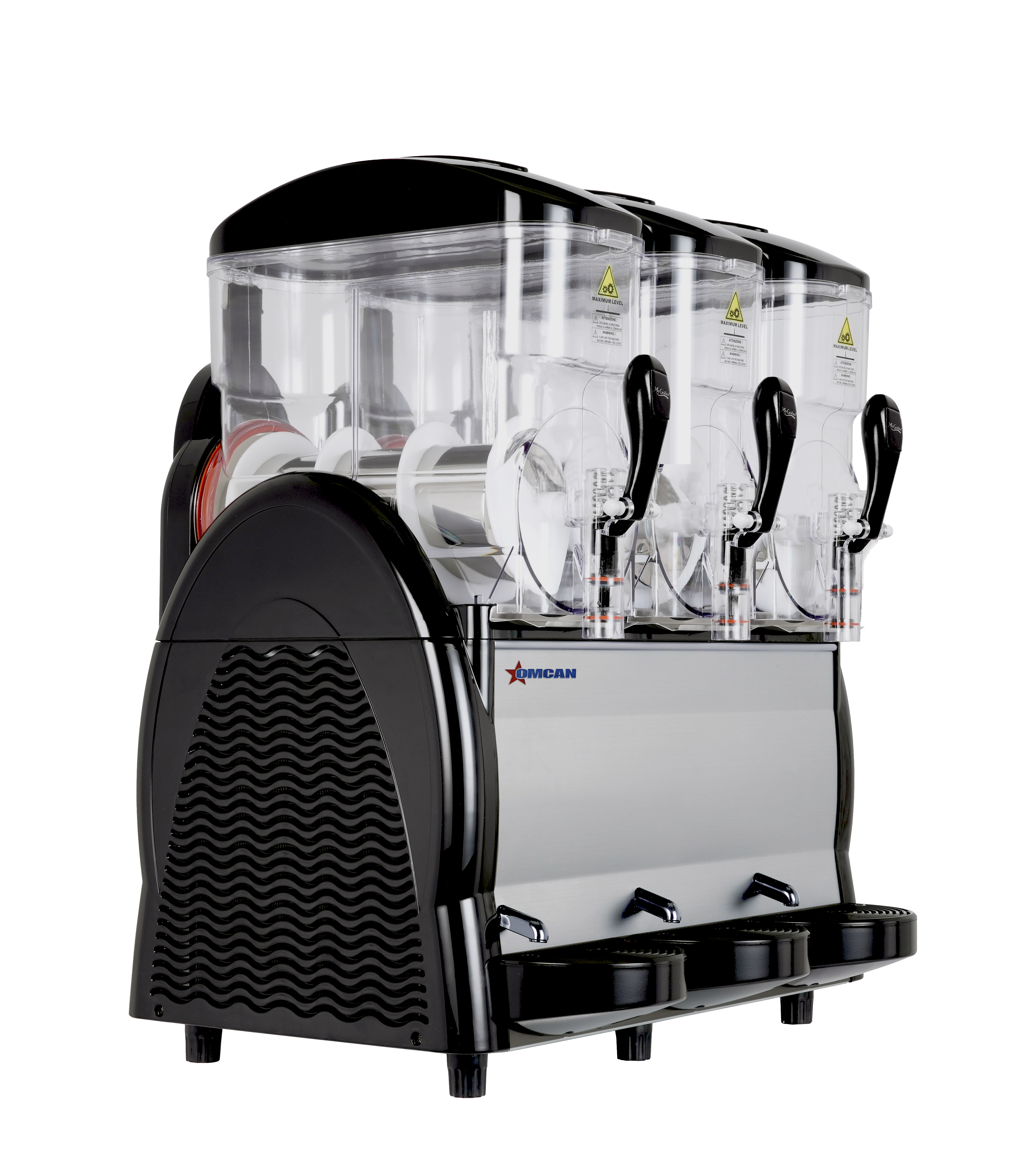 3 x 3 Gallon (3 x 12 Liter) Triple Bowl Slushy Machine / Frozen Beverage Dispenser