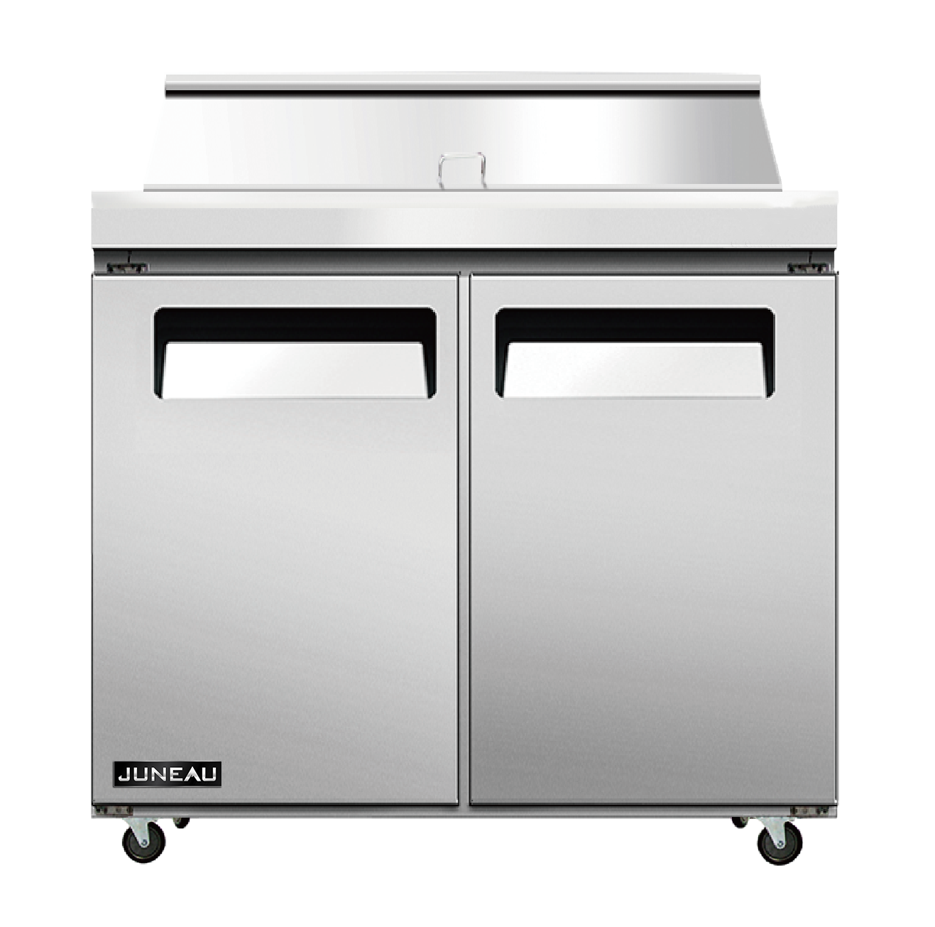 Juneau 36″ Refrigerated Prep Table, 2 Doors, 4.9 cu.ft (138 L) Capacity – 115V,  510W